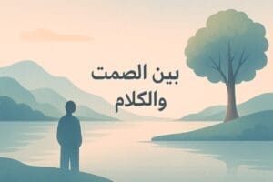 Read more about the article أنتِ بين الصمت والكلام